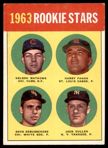 1963 topps rookie stars - 1963, #54